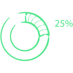  Business infographics icons with different diagram vector illustration. Abstract data visualization, marketing charts and graphs. Business statistics, planning and analytics, forecasting growth rates