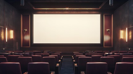 Obraz premium Empty Movie Theater