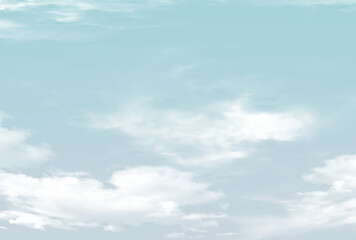 Fototapeta premium 背景素材_青空と雲