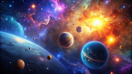 Stunning Animated Space Background with Stars and Nebulae for Cosmic and Sci-Fi Projects