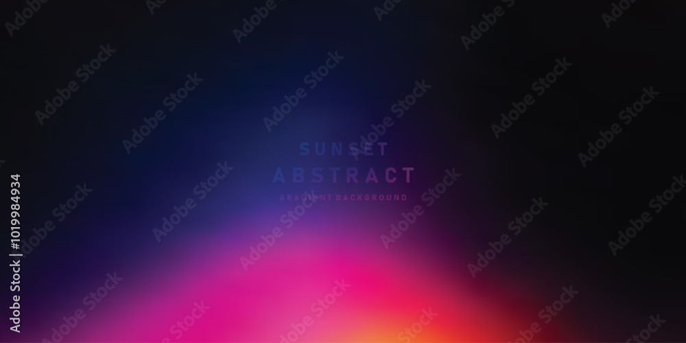Aufkleber Abstract Color vector banner. Pastel gradient  pattern. Blurred light fuzz colorful gradient background. Vector soft horizontal backdrop