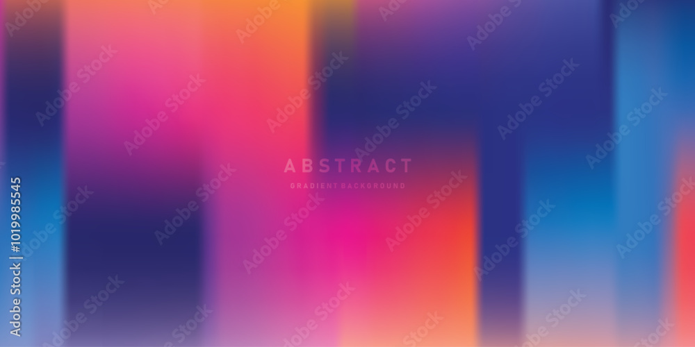 Aufkleber Abstract Color vector banner. Pastel gradient  pattern. Blurred light fuzz colorful gradient background. Vector soft horizontal backdrop