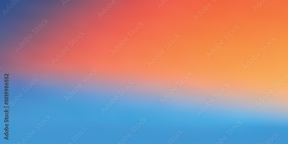 Fototapete Abstract Color vector banner. Pastel gradient  pattern. Blurred light fuzz colorful gradient background. Vector soft horizontal backdrop