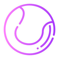 baseball Line Gradient Icon
