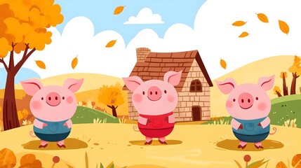 The three little pigs