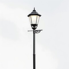 Street light isolated on white background