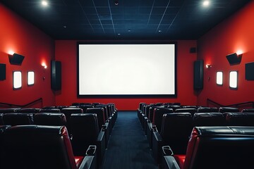 Obraz premium Empty Movie Theater Seats