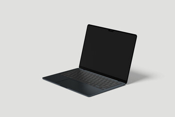 Blank laptop mockup