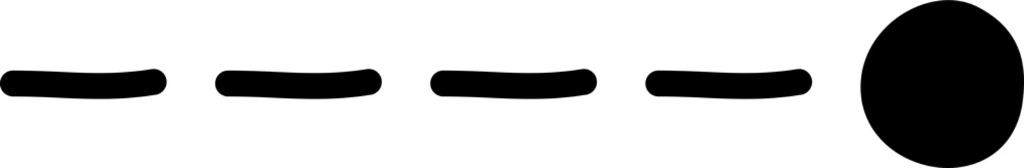 Doodle of Morse code. An easy and fun way to learn the basics of this historic communication system. Follow step by step guide to start doodling Morse code. Number 9.