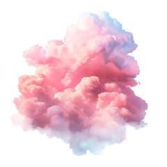 Fototapeta premium Pastel Clouds Clipart Vector Illustration