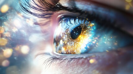 Capture the essence of a unified world through a close-up shot envisioning a future where all languages merge into one universal voice Emphasize diversity coming together in harmony, sparking