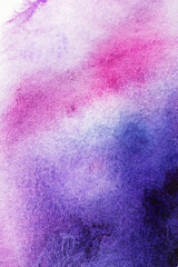 Watercolor painting background. Aquarelle texture, mixture of warm pleasant colours. Strokes of paintbrush