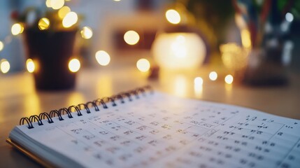 Calendar Lights.
