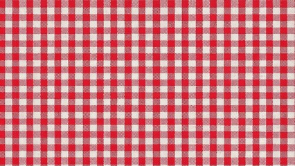 Background with red and white checkered tablecloth Point of View
