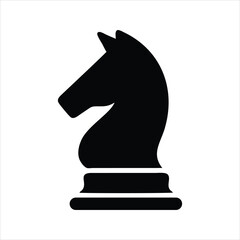 Horse icon. Chess knight icon