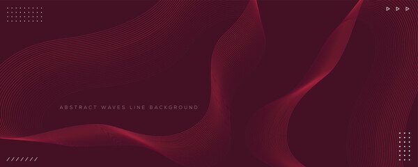 Color gradient line abstract background element design with line and dots decoration background vector