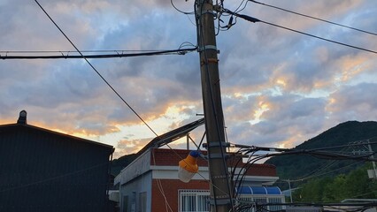 노을 있는 저녁