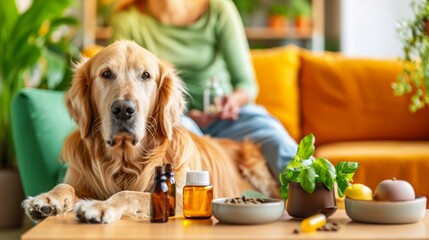 Serene Home with Pet and Homeopathic Remedies