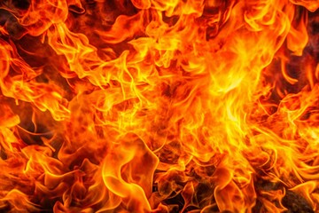 Fototapeta premium Vibrant Flames Texture Background for Creative Designs and Abstract Art Projects in High Resolution