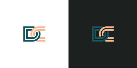 Letter CD or DC Logo Design
