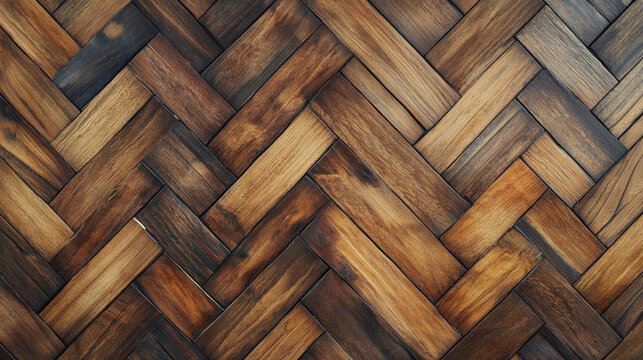 Herringbone wooden pattern background, stylish and geometric arrangement, modern and natural aesthetic,