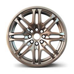 Obraz premium Wheel alloy wheels rim on white background
