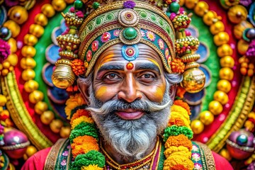 Naklejka premium Vibrant Images Showcasing the Richness and Diversity of Hindu Religion and Spiritual Practices