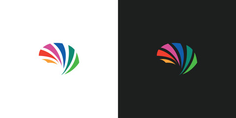 Colorful Brain Logo Design