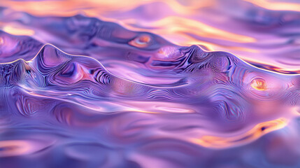Abstract textured glass surface with purple and white gradient