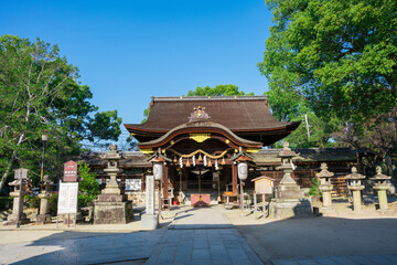 Naklejka premium 京都 藤森神社の本殿