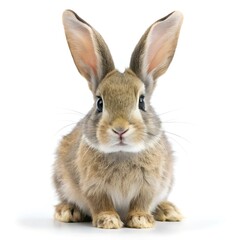Fototapeta premium Rabbit on white background