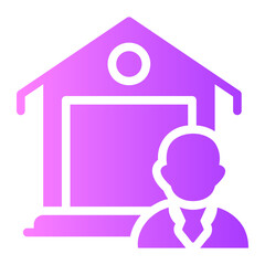 realtor Gradient icon