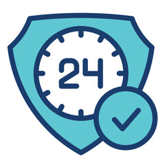 24 Hours Service Icon