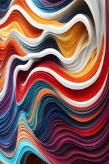 abstract background with waves