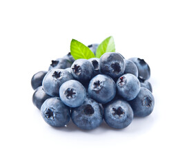 Ripe blueberries