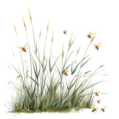 Fototapeta premium Grass Clipart Vector Illustration