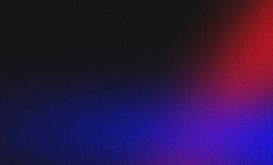 Red to blue soft color grainy backdrop design background, Vibrant dark color flow with soft noise texture multicolored gradient web banner, poster, header
