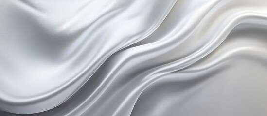 Naklejka premium White Satin Drape Fabric Background
