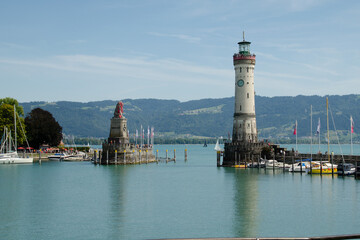 lighthouse in the port