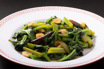 空芯菜の中華炒め