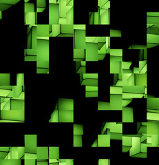 abstract colorful mozaic tiles, illustration design