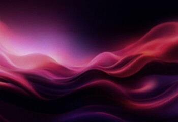 Abstract purple and red gradient background with wave pattern, grainy texture.