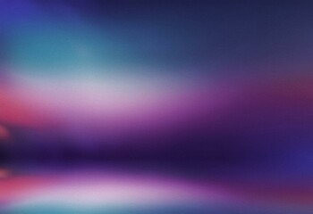 A grainy, abstract background with a purple, pink, and blue gradient.