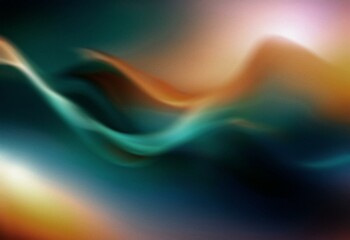 Fototapeta premium Abstract gradient background with blurry waves.