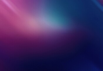 Fototapeta premium Grainy, abstract background with a gradient of purple, blue, and teal.