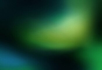 An abstract design with a grainy, dark green gradient background.
