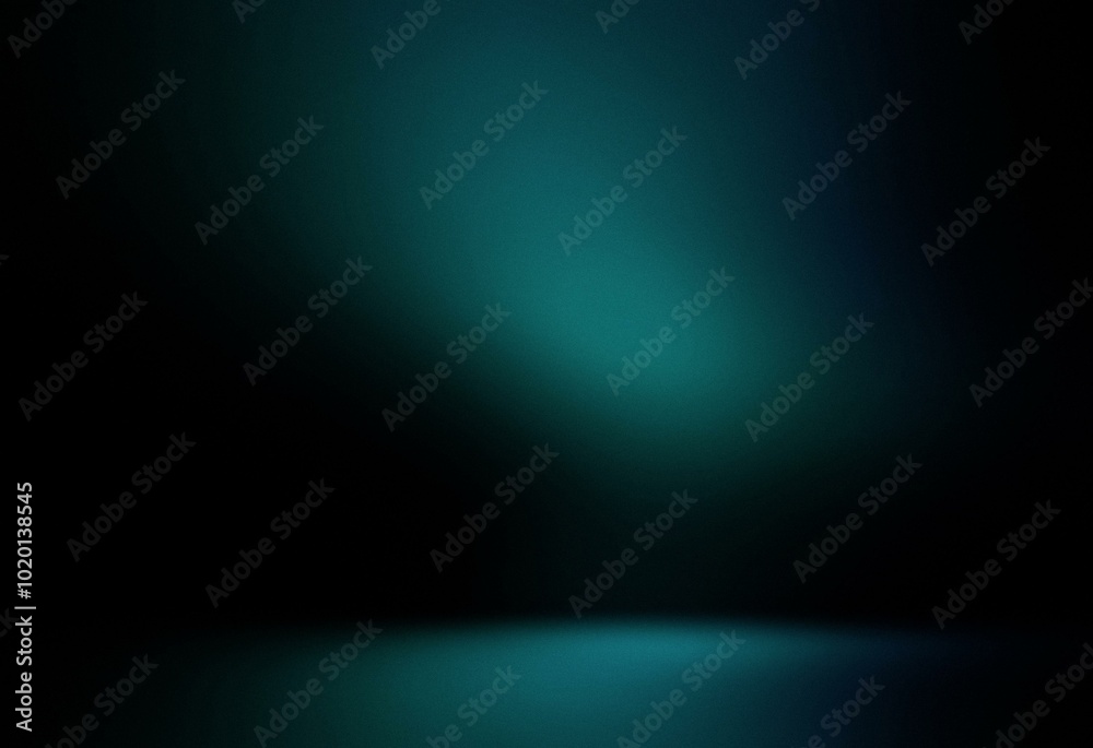 Aufkleber Abstract teal gradient background with a grainy texture.