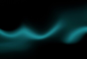 A dark teal abstract design with a grainy gradient background.