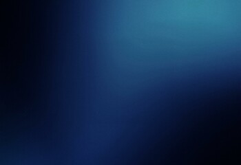 Fototapeta premium A grainy blue to black gradient background.