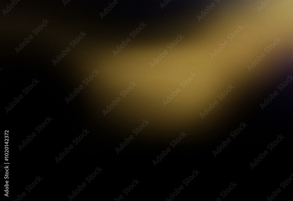 Aufkleber abstract grainy gradient background in shades of gold and black.